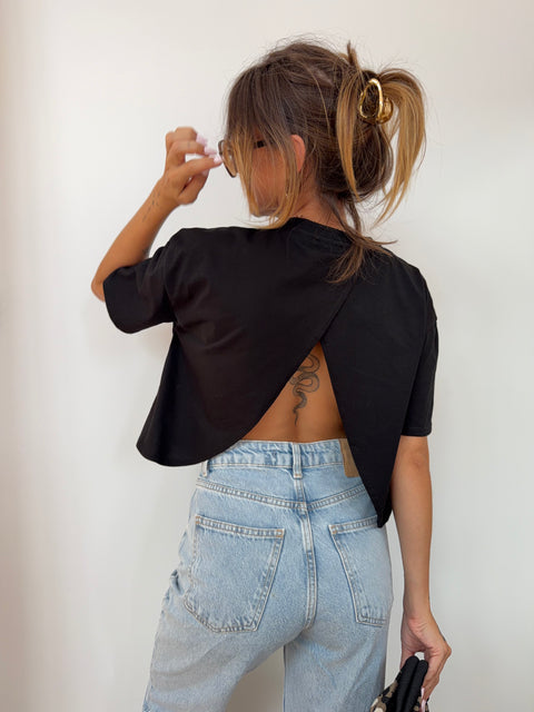 T-shirt Mia Lover's - noir