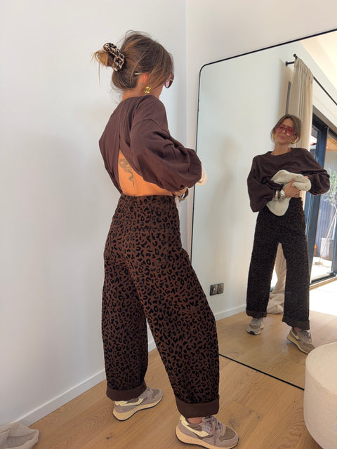 Jeans Mayron - leopard