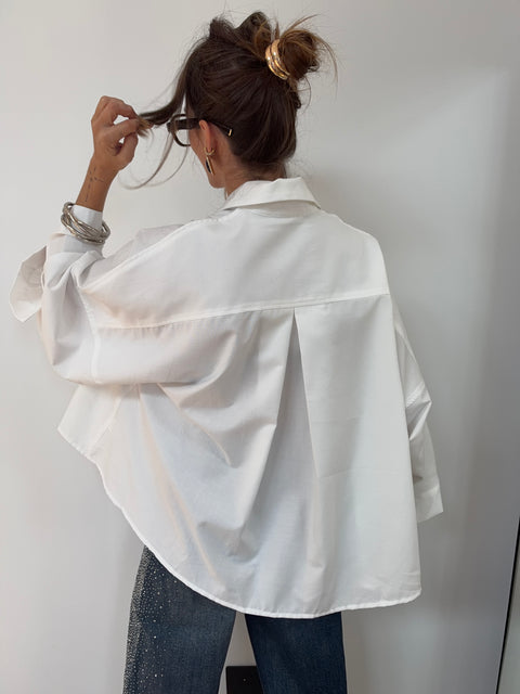 Chemise blanche coupe oversize - Stella