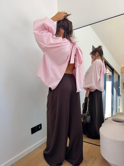 Pantalon droit Joe - chocolat