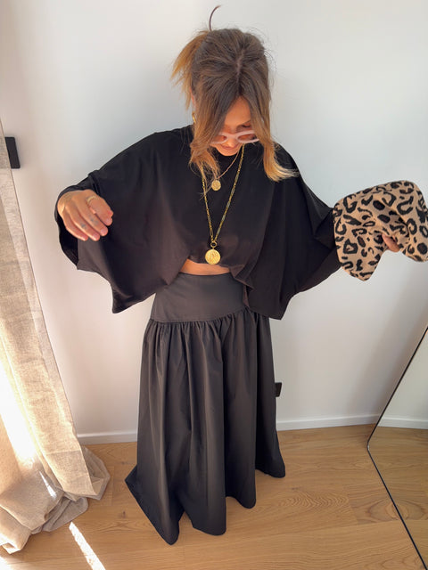 Jupe oversize - noire