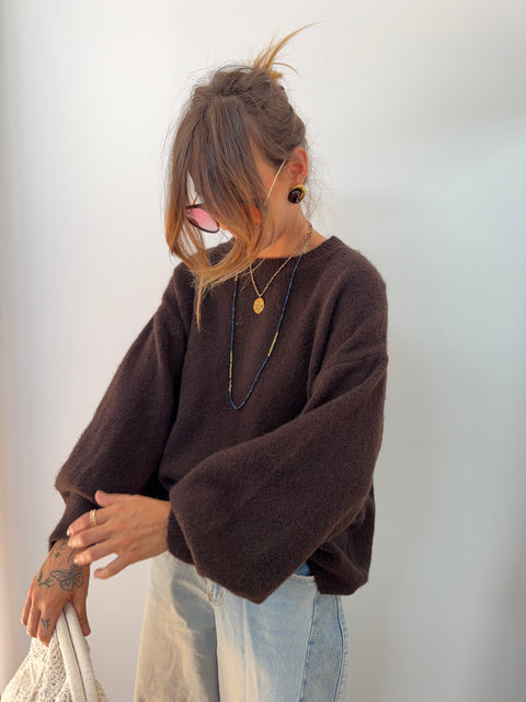 Pull Faro - chocolat