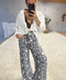 PANTALON BRODERIE - NAVY