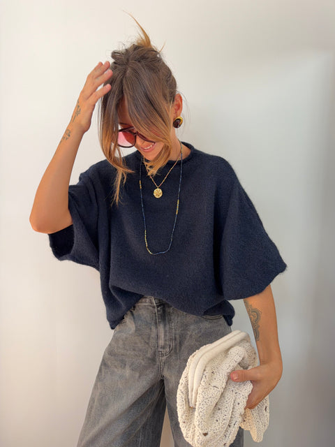 Pull Paris - bleu marine