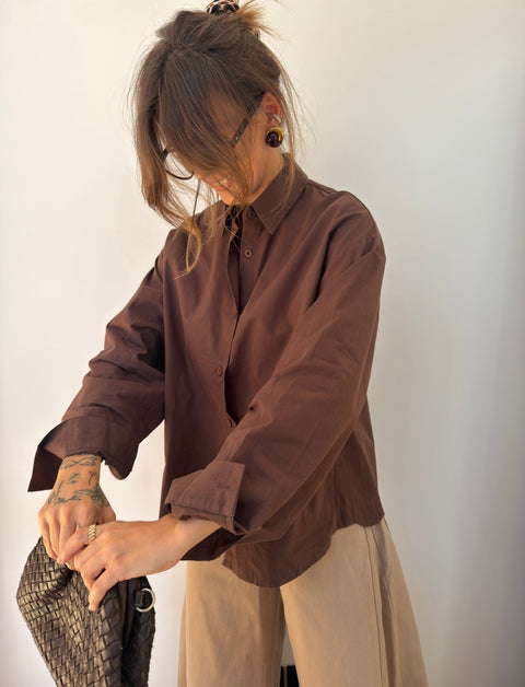 Chemise Flora - choco
