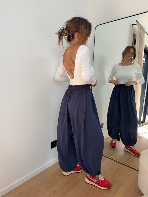 Pantalon ballon - bleu marine