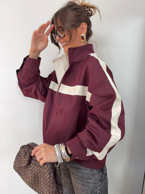 Veste Sportwear - bleu et bordeaux