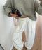 Pantalon souple - écru