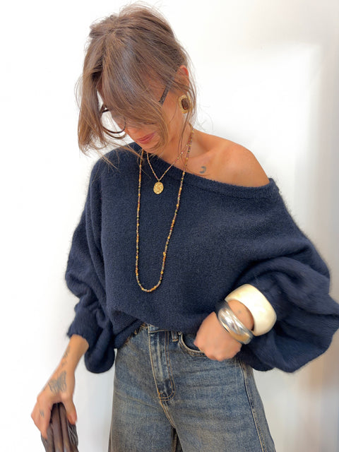 Pull asymétrique - marine