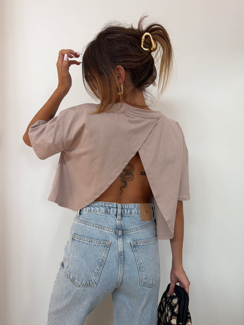 T-shirt Mia Lover's - taupe