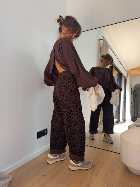 Jeans Mayron - leopard