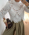 Haut en broderie anglaise