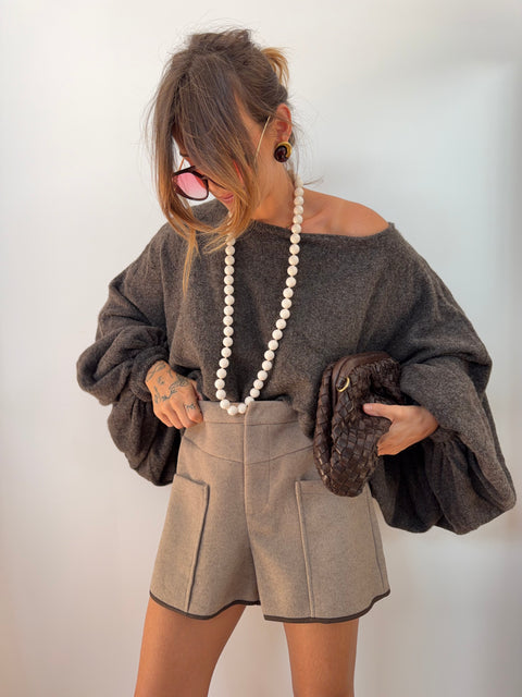 Pull Seville - choco chiné