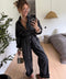 Combinaison en jean - noire