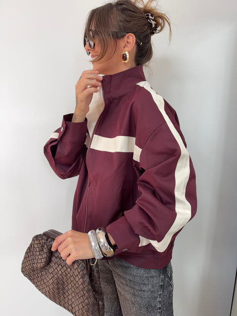 Veste Sportwear - bleu et bordeaux