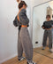 Jeans baggy léopard gris - Kylie