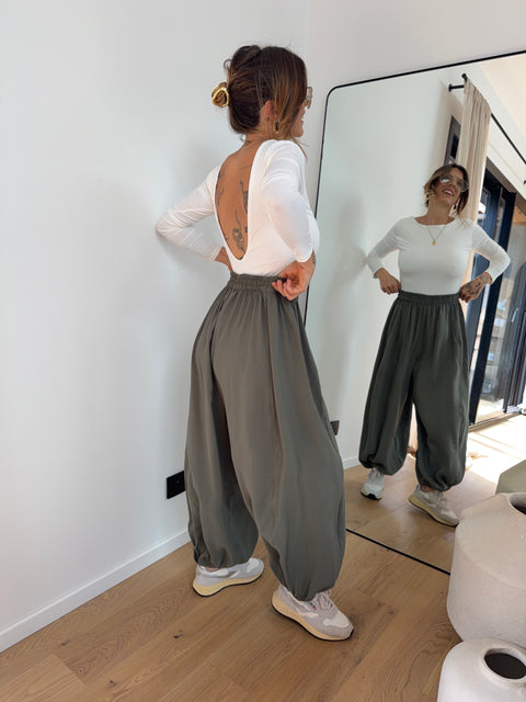 Pantalon ballon - kaki