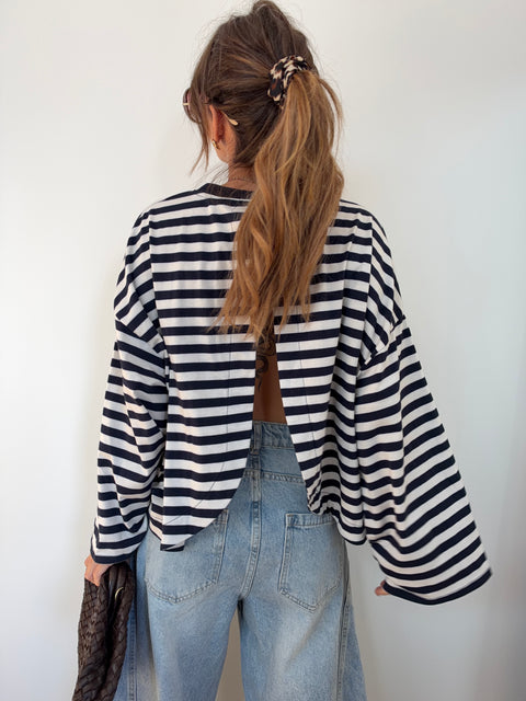 Haut Lover’s ELLA rayé - marine & blanc