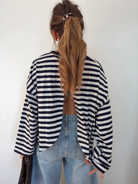Haut Lover’s ELLA rayé - marine & blanc