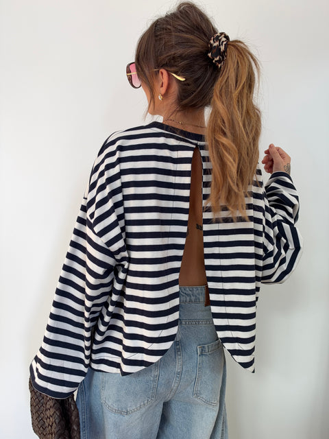 Haut Lover’s ELLA rayé - marine & blanc