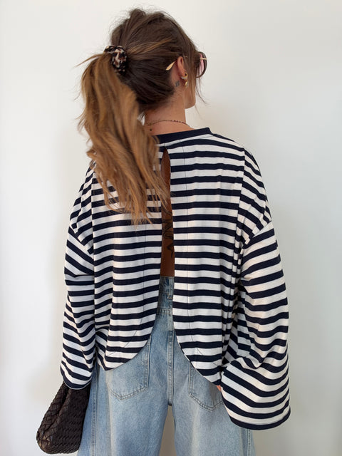 Haut Lover’s ELLA rayé - marine & blanc