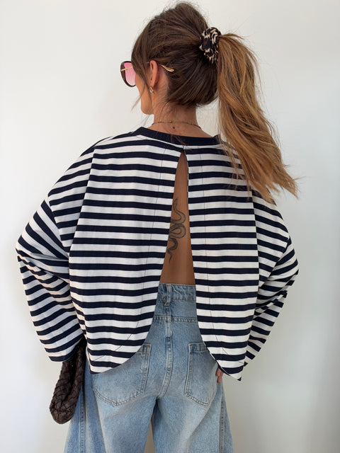 Haut Lover’s ELLA rayé - marine & blanc