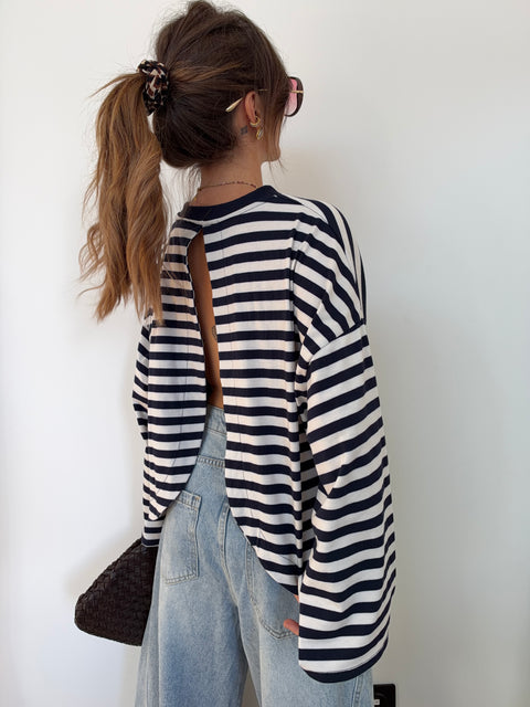 Haut Lover’s ELLA rayé - marine & blanc