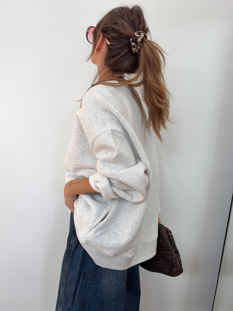 Sweat parfait - gris chiné