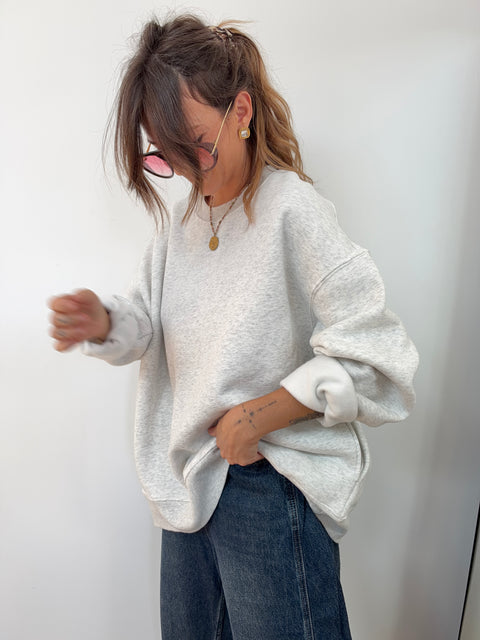 Sweat parfait - gris chiné