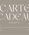 Carte-cadeau LOVER'S